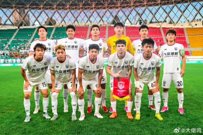 冯轶梵角球头槌刘宇杰单刀，贵州贵阳竞技主场2-0完胜广州蒲公英
